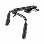 Wooden Camera Cruiser Modular Shoulder Rig - Available with Black or Brown Leather Grips Wooden Camera Cruiser Modular Shoulder Rig - Available with Black or Brown Leather Grips